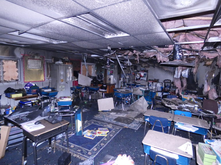 Elementary School - Fire and Smoke Remediation (Before)