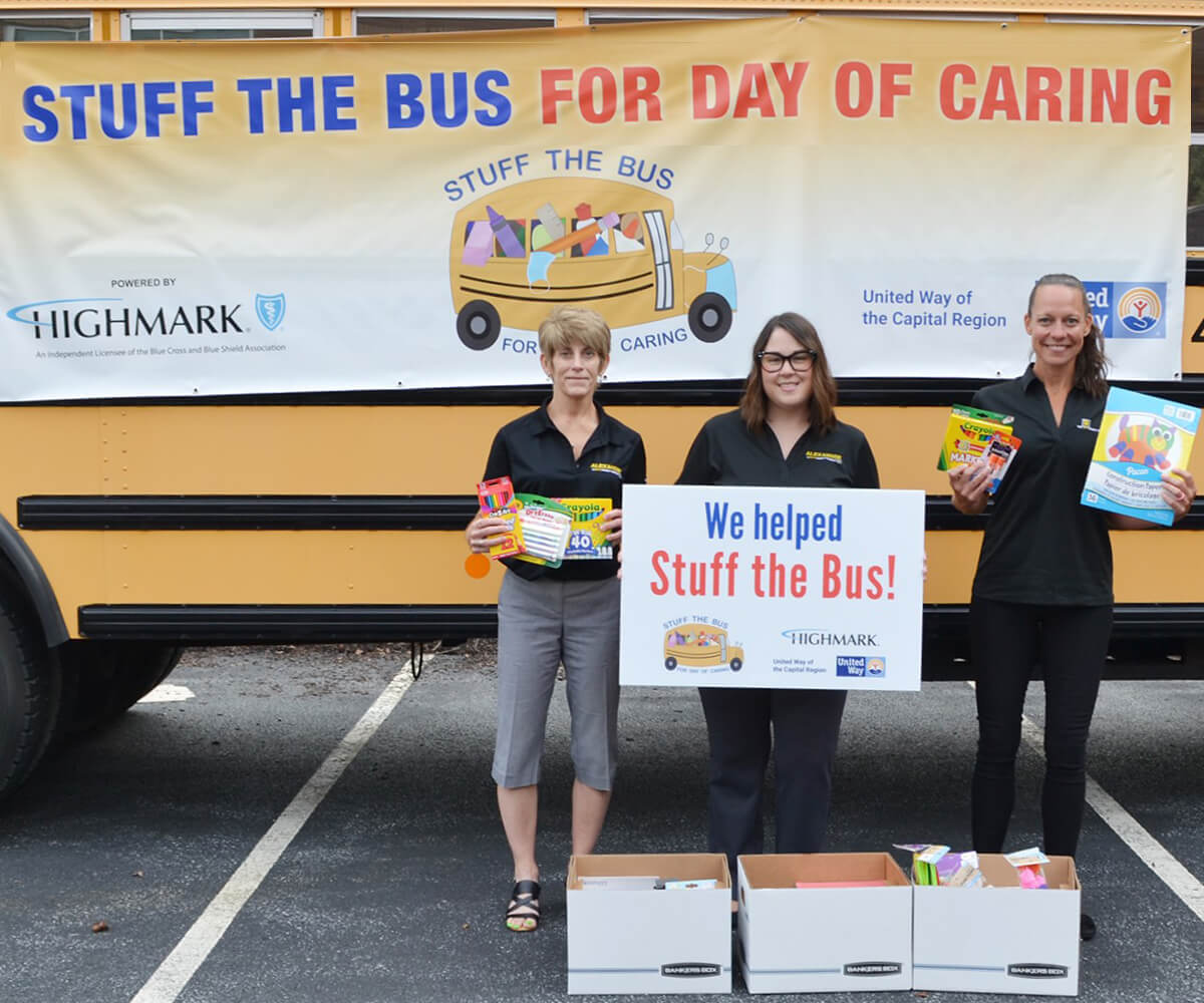 United Way"Stuff the Bus" Day of Caring